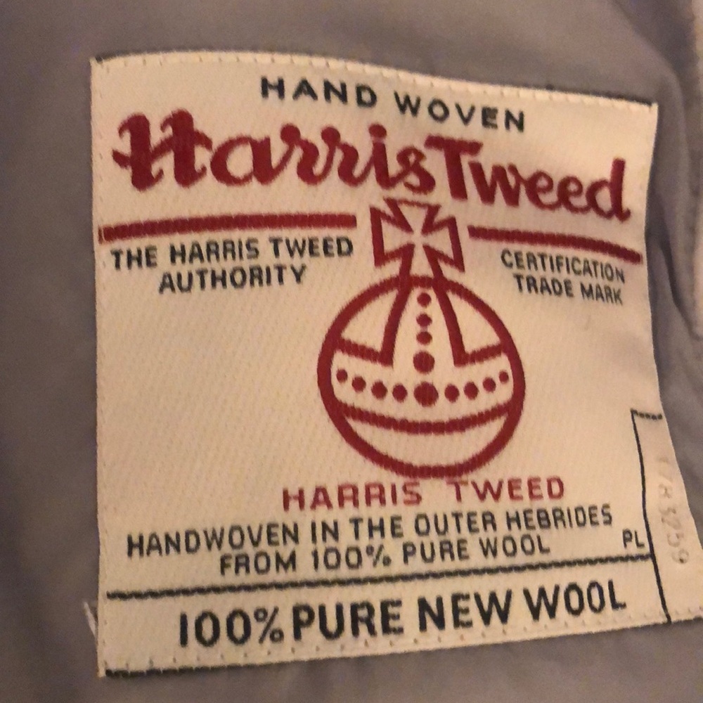 NOAK Skinny 100% Pure New Wool Jacket Harris Tweed - Picture 5 of 5